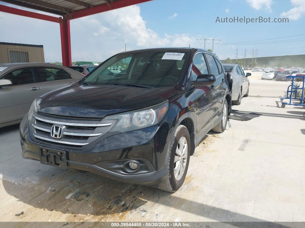 2012 Honda Cr-v Ex Black vin: 5J6RM3H54CL028670