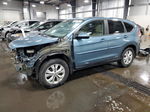 2013 Honda Cr-v Ex Blue vin: 5J6RM3H54DL022997