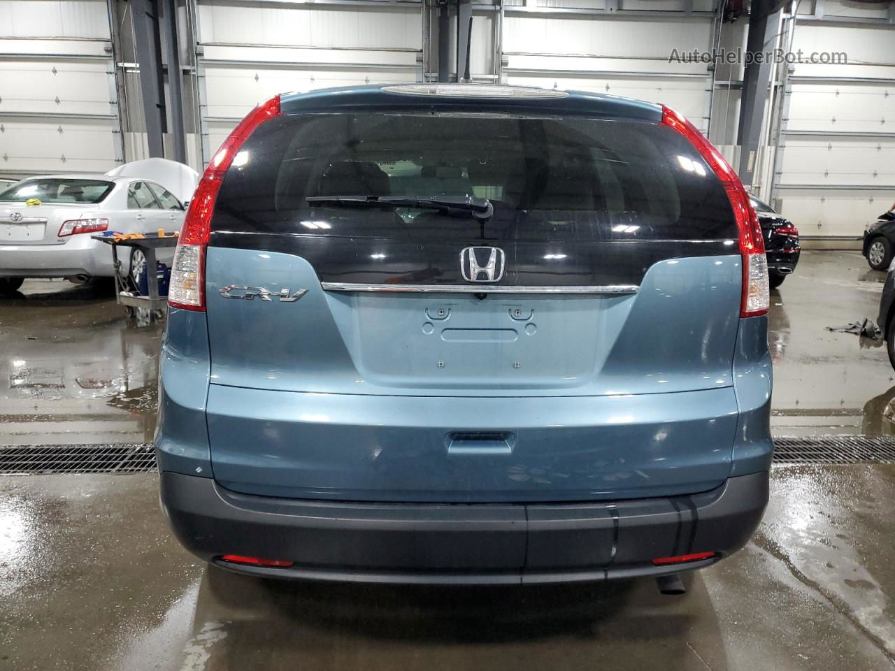 2013 Honda Cr-v Ex Blue vin: 5J6RM3H54DL022997