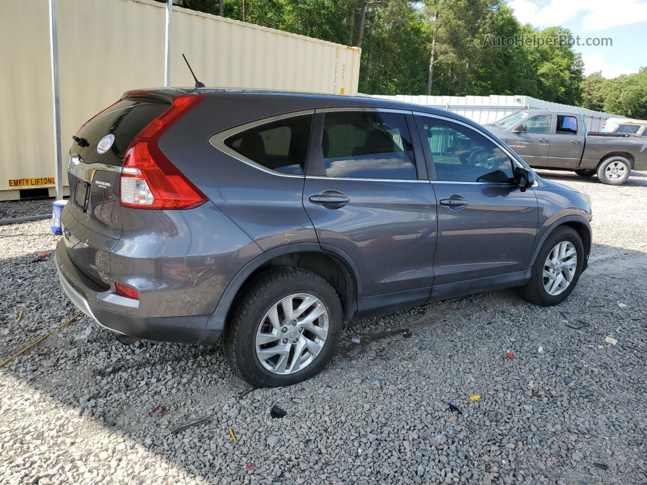 2015 Honda Cr-v Ex Gray vin: 5J6RM3H54FL012151