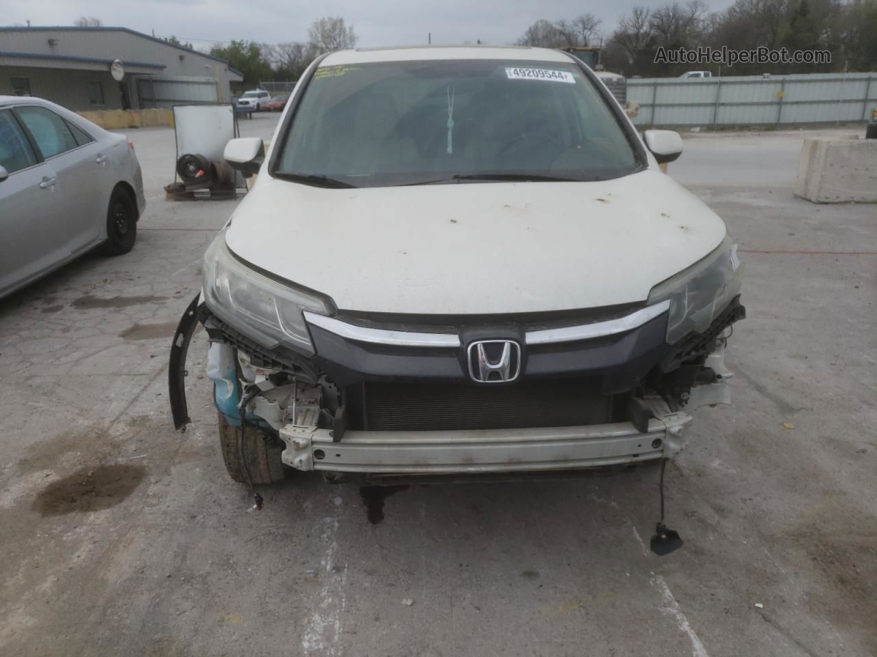 2016 Honda Cr-v Ex White vin: 5J6RM3H54GL031705