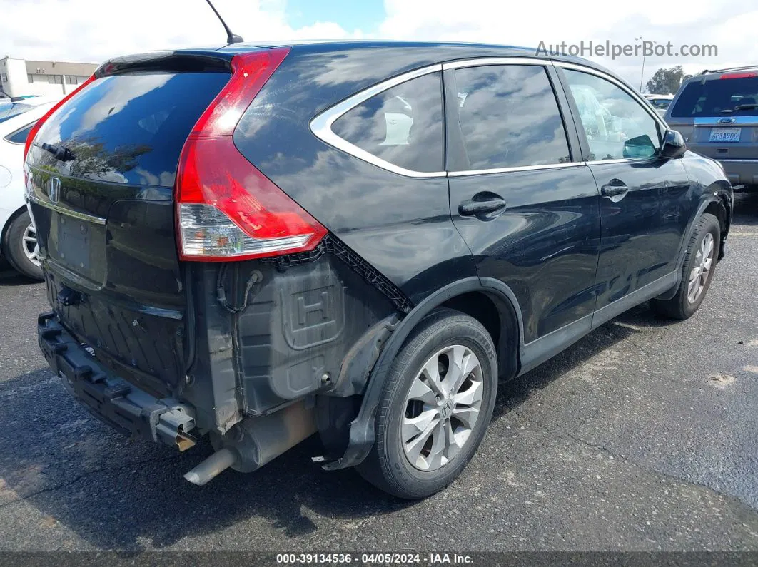 2012 Honda Cr-v Ex Black vin: 5J6RM3H56CL047057