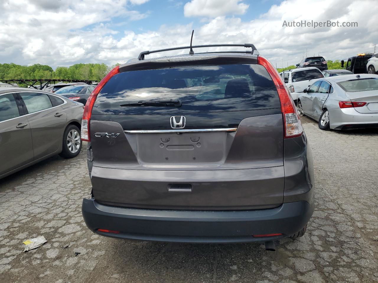 2013 Honda Cr-v Ex Tan vin: 5J6RM3H57DL041009