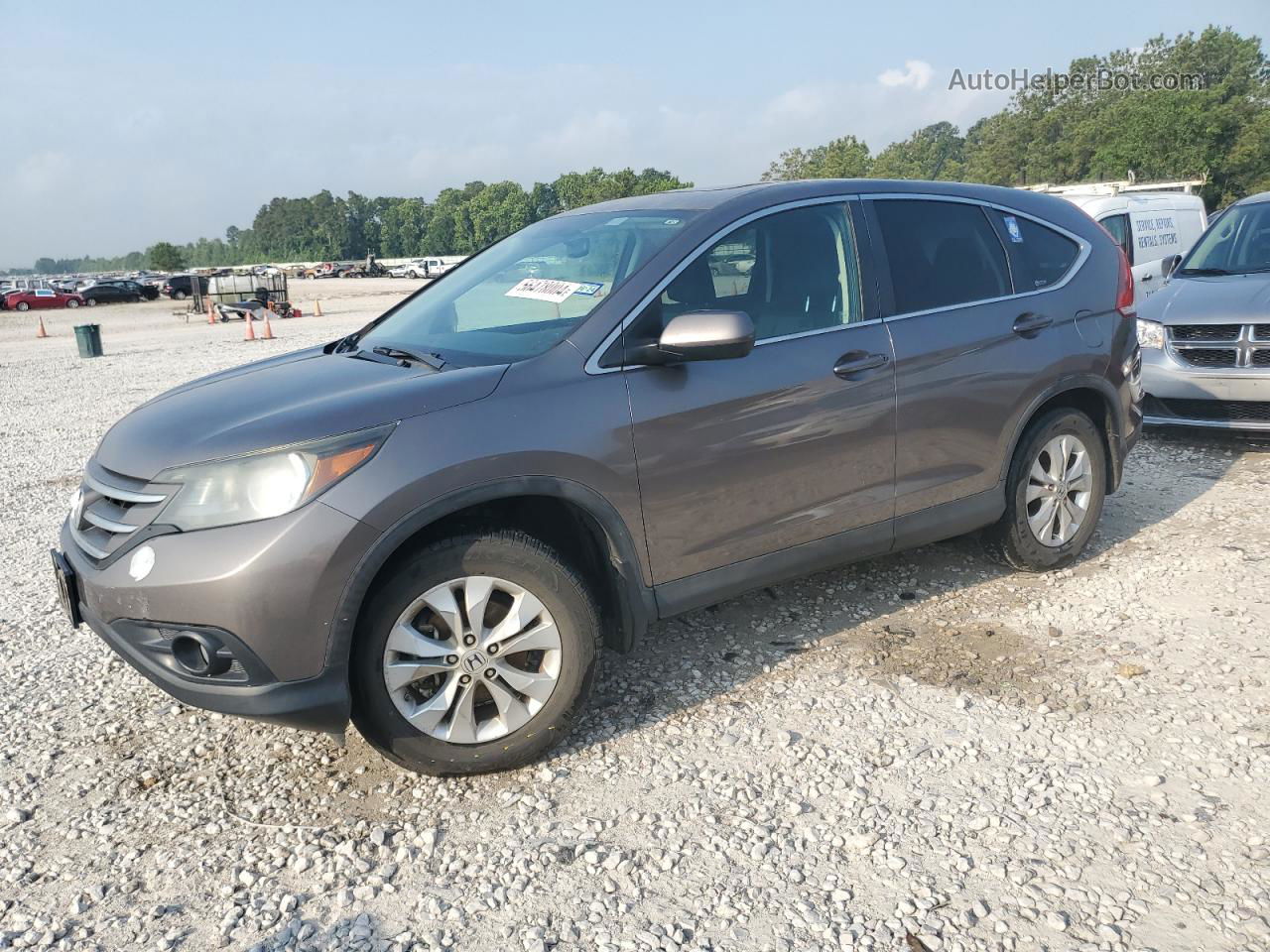 2012 Honda Cr-v Ex Brown vin: 5J6RM3H58CL034214