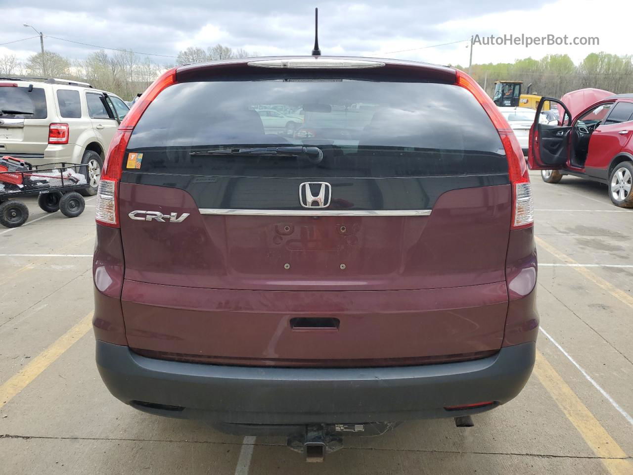 2012 Honda Cr-v Ex Бордовый vin: 5J6RM3H58CL034472