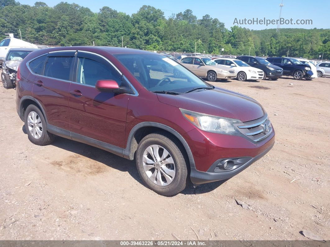 2013 Honda Cr-v Ex Red vin: 5J6RM3H58DL049135