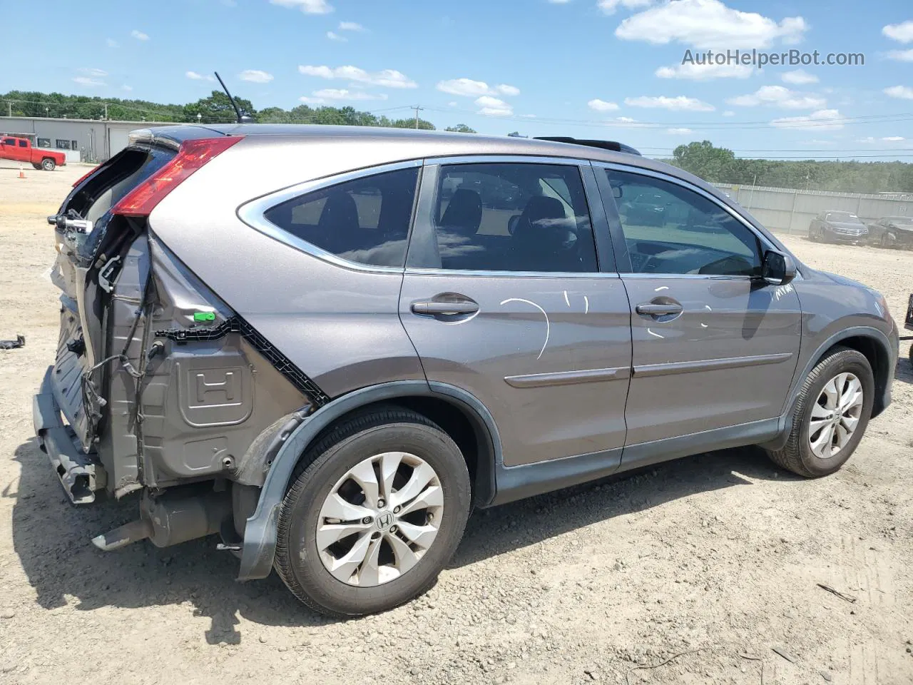 2012 Honda Cr-v Ex Brown vin: 5J6RM3H59CL000380