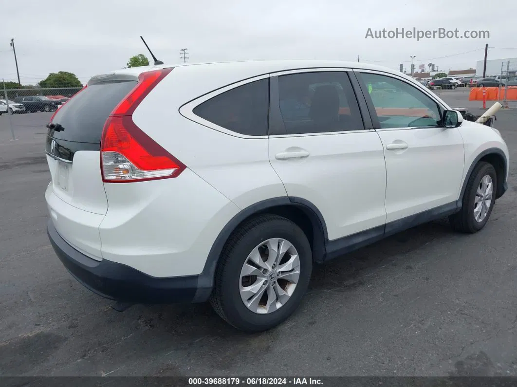 2013 Honda Cr-v Ex Белый vin: 5J6RM3H59DL003233