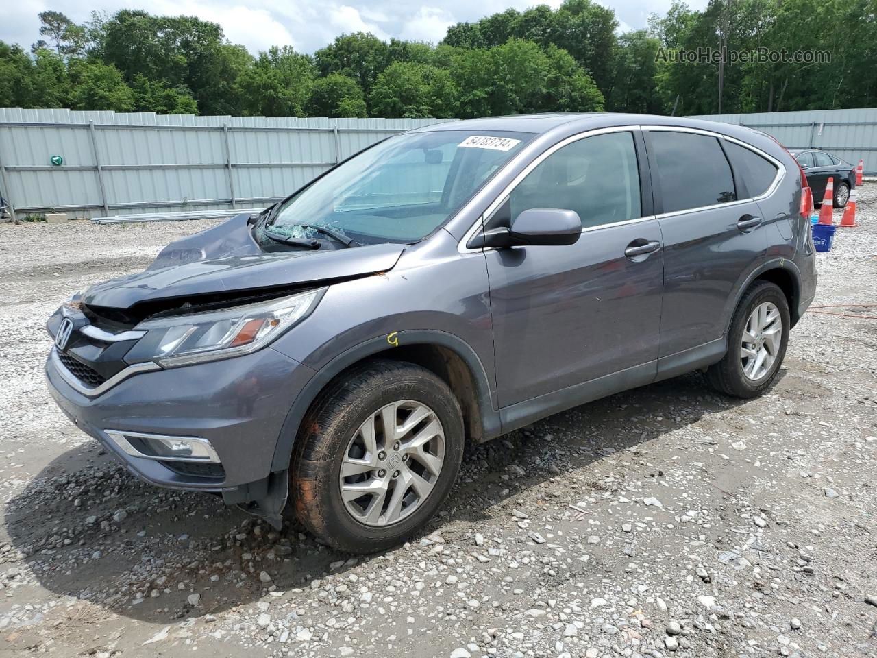 2015 Honda Cr-v Ex Gray vin: 5J6RM3H59FL011562