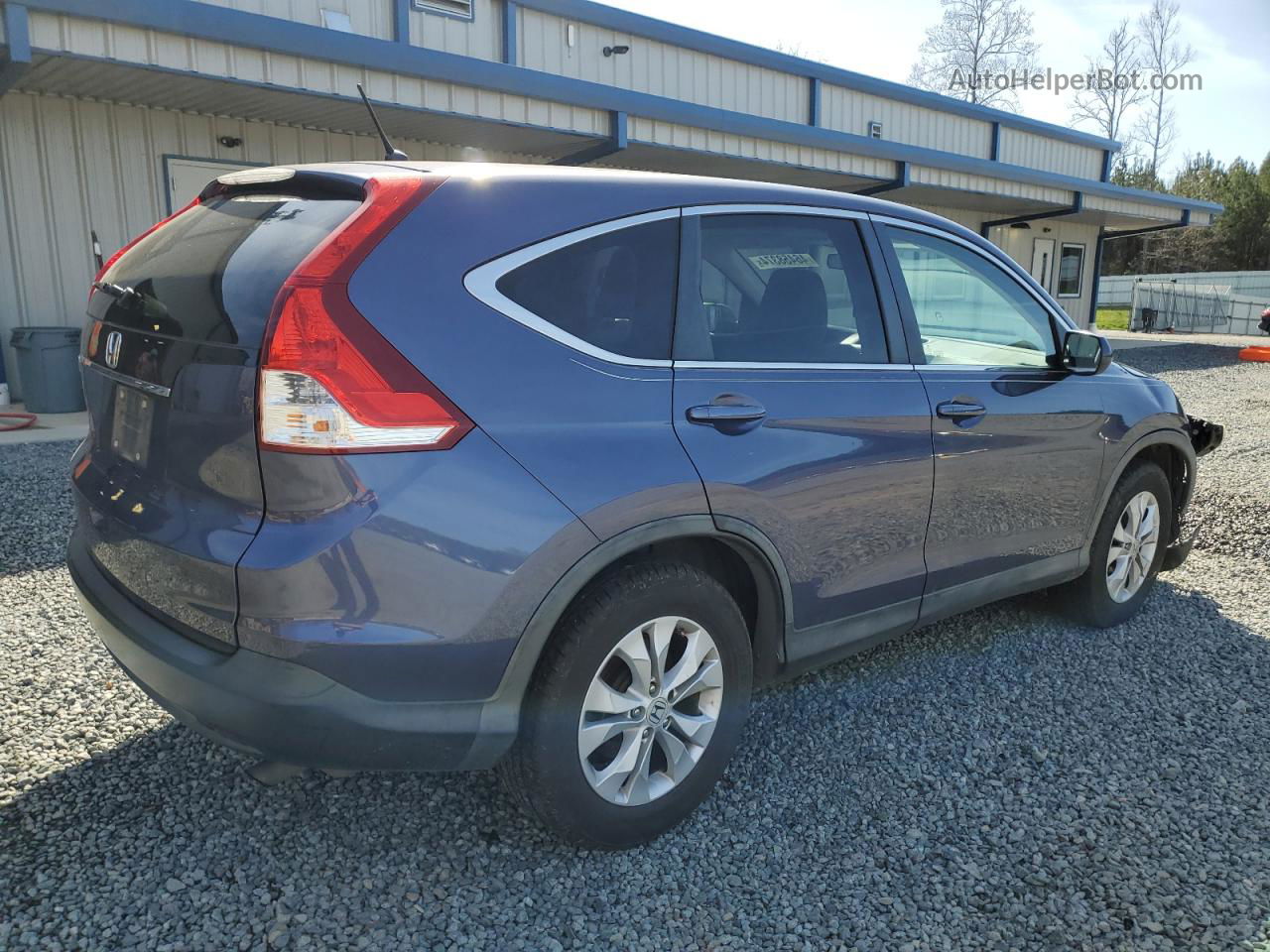 2012 Honda Cr-v Ex Blue vin: 5J6RM3H5XCL007743