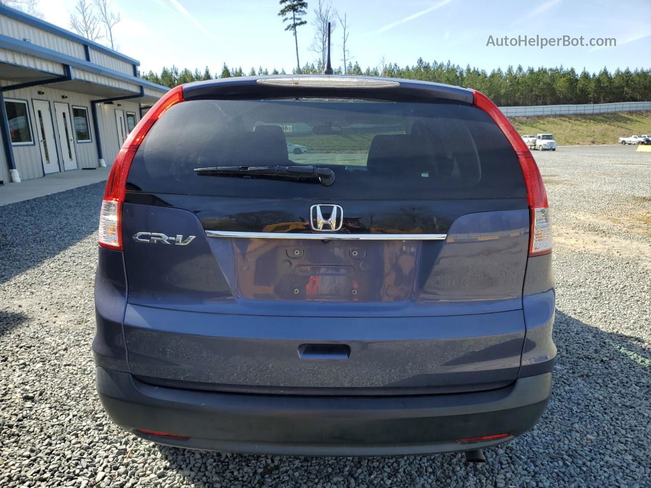 2012 Honda Cr-v Ex Blue vin: 5J6RM3H5XCL007743