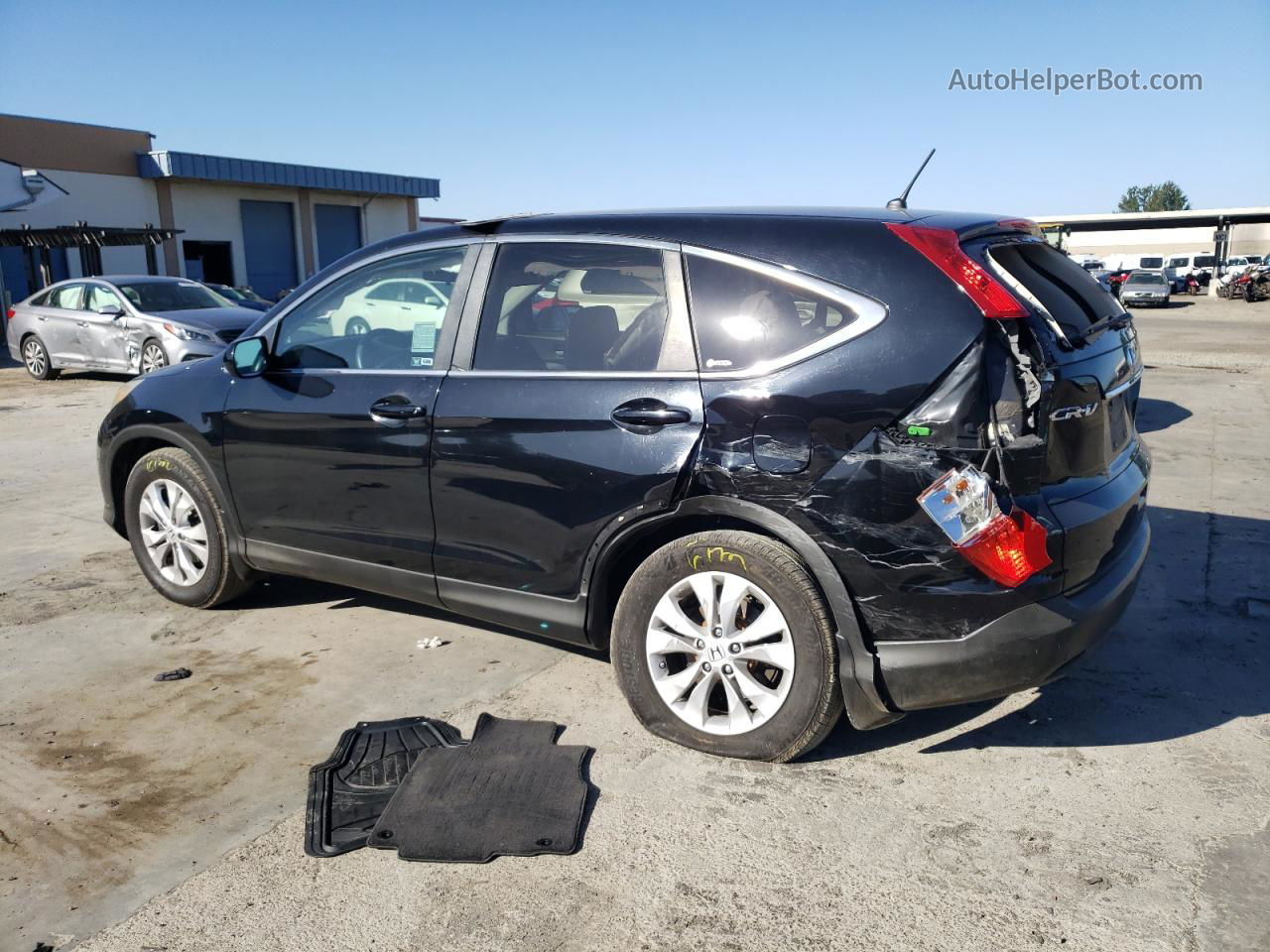 2012 Honda Cr-v Ex Black vin: 5J6RM3H5XCL042363