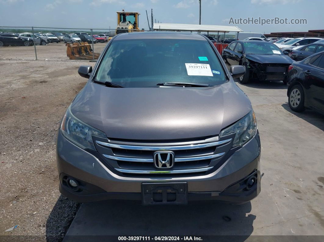 2013 Honda Cr-v Ex Brown vin: 5J6RM3H5XDL020445