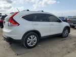 2013 Honda Cr-v Ex White vin: 5J6RM3H5XDL031350