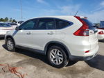 2015 Honda Cr-v Ex White vin: 5J6RM3H5XFL022845