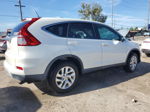 2015 Honda Cr-v Ex White vin: 5J6RM3H5XFL022845