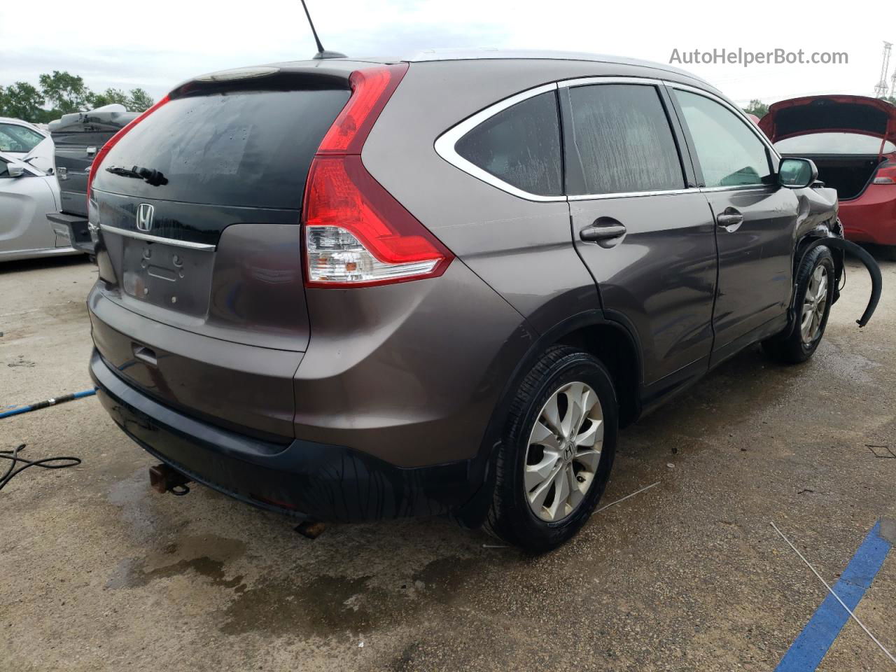 2012 Honda Cr-v Exl Gray vin: 5J6RM3H70CL003931