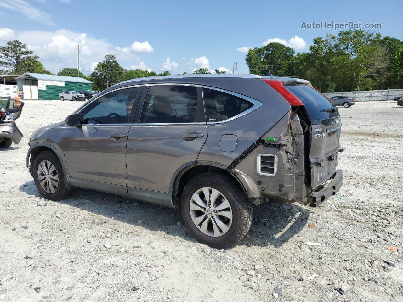 2012 Honda Cr-v Exl Gray vin: 5J6RM3H70CL015173