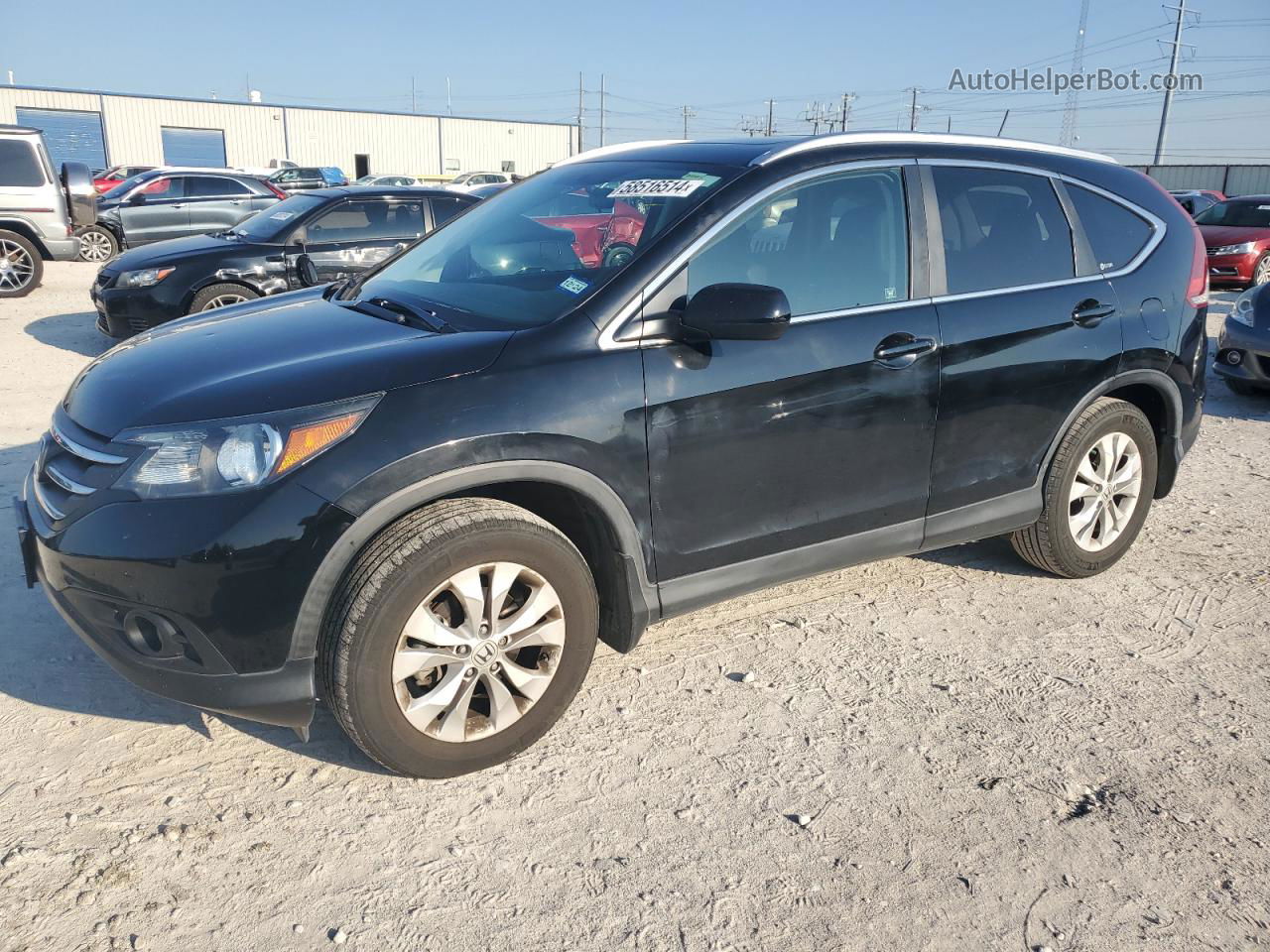 2012 Honda Cr-v Exl Black vin: 5J6RM3H70CL022222