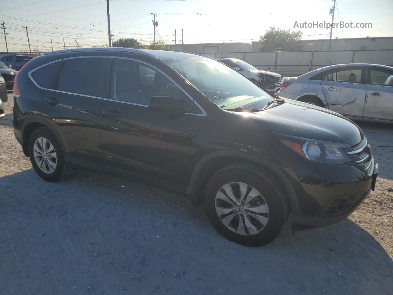 2012 Honda Cr-v Exl Black vin: 5J6RM3H70CL022222