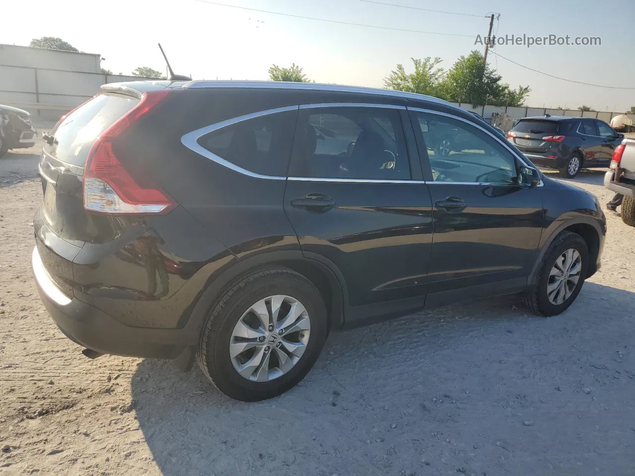 2012 Honda Cr-v Exl Black vin: 5J6RM3H70CL022222