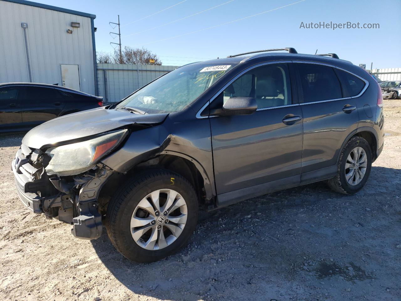 2013 Honda Cr-v Exl Gray vin: 5J6RM3H70DL008080