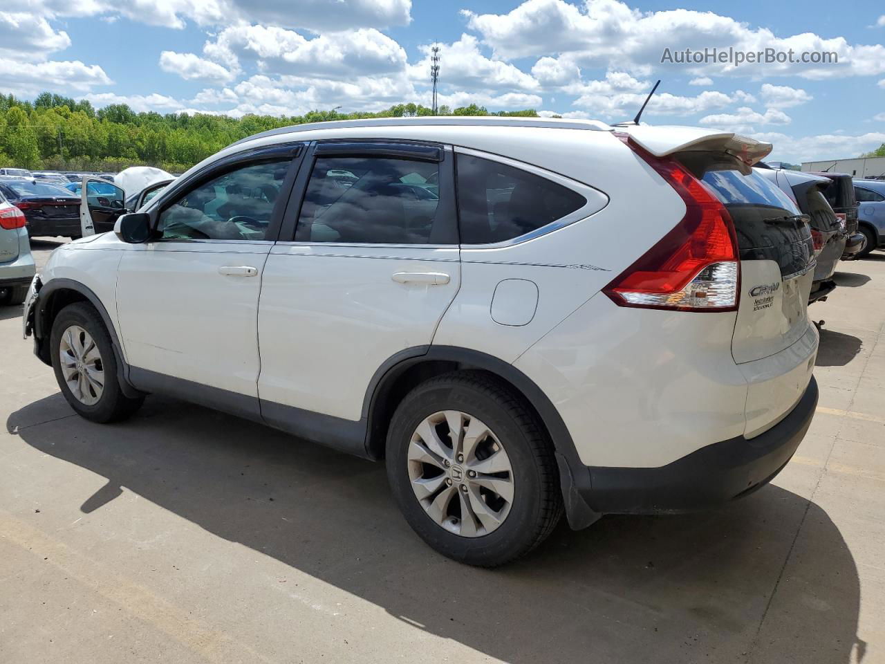 2013 Honda Cr-v Exl Beige vin: 5J6RM3H70DL025770