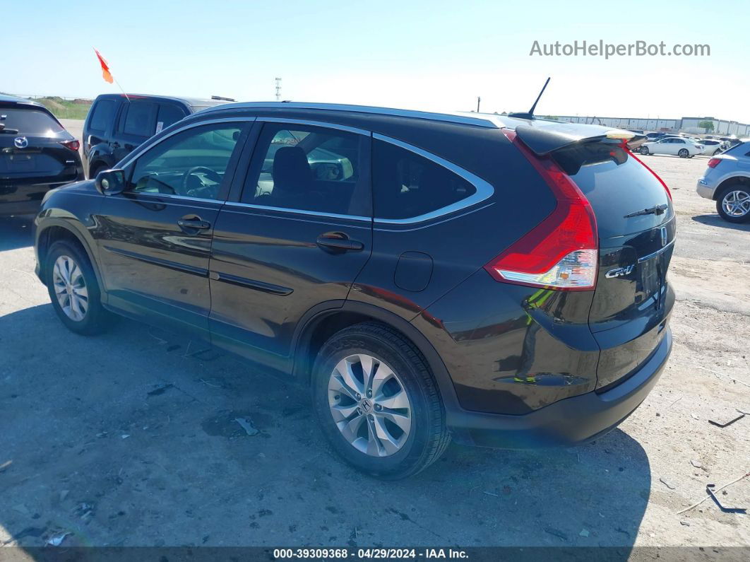 2013 Honda Cr-v Ex-l Черный vin: 5J6RM3H70DL041144