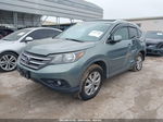 2012 Honda Cr-v Ex-l Зеленый vin: 5J6RM3H71CL009558