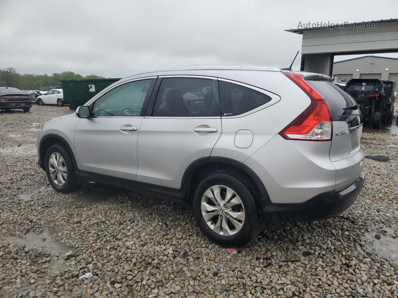 2012 Honda Cr-v Exl Silver vin: 5J6RM3H71CL012945