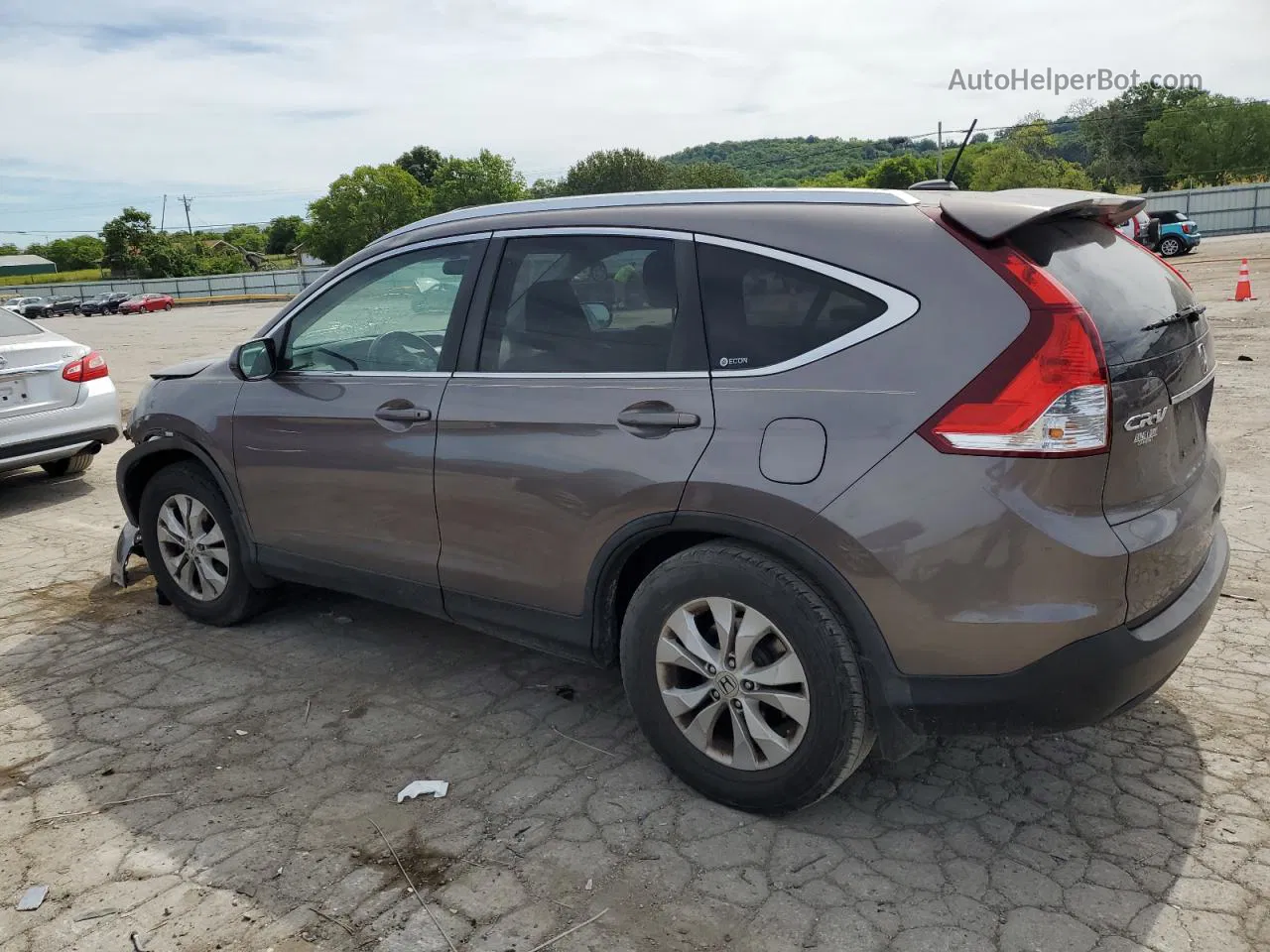 2012 Honda Cr-v Exl Серый vin: 5J6RM3H72CL009200