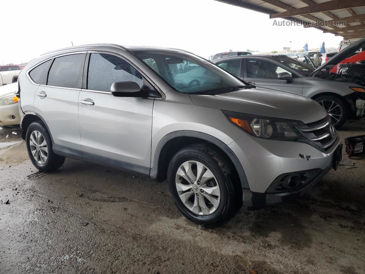 2012 Honda Cr-v Exl Silver vin: 5J6RM3H72CL009651