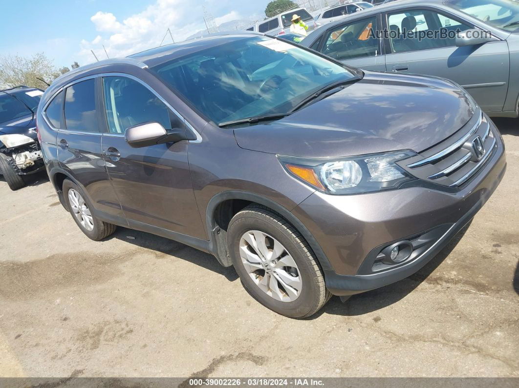 2012 Honda Cr-v Ex-l Pewter vin: 5J6RM3H73CL005253