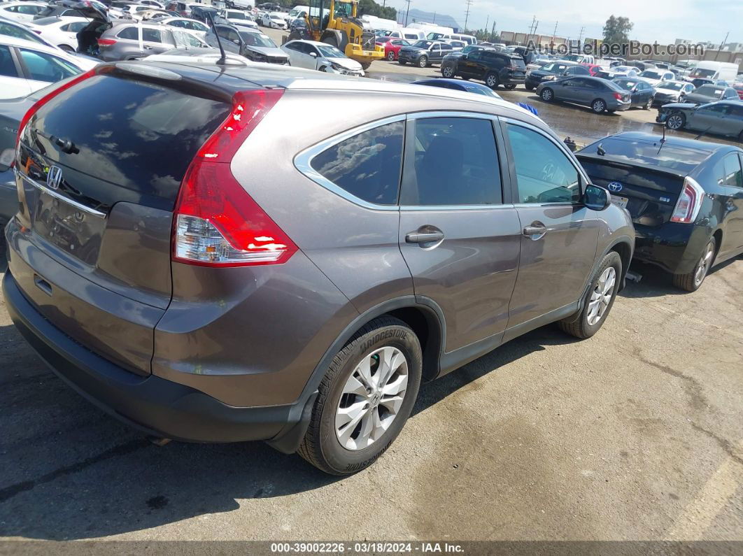 2012 Honda Cr-v Ex-l Pewter vin: 5J6RM3H73CL005253