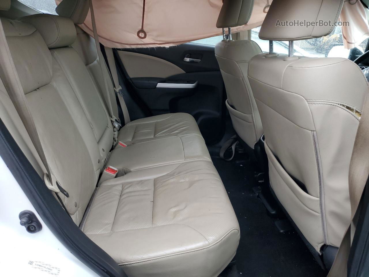 2015 Honda Cr-v Exl Белый vin: 5J6RM3H73FL019951