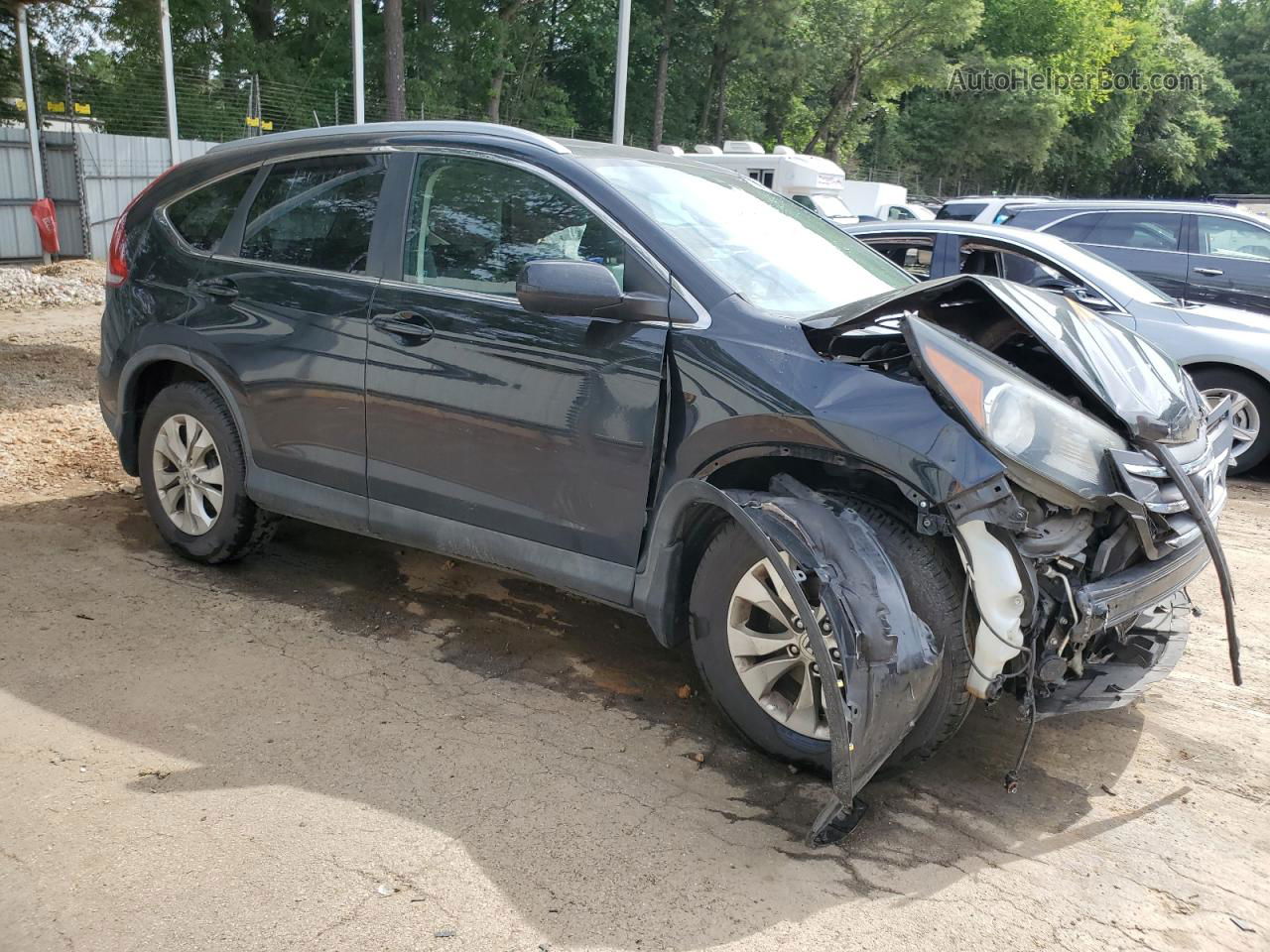 2012 Honda Cr-v Exl Black vin: 5J6RM3H74CL002331