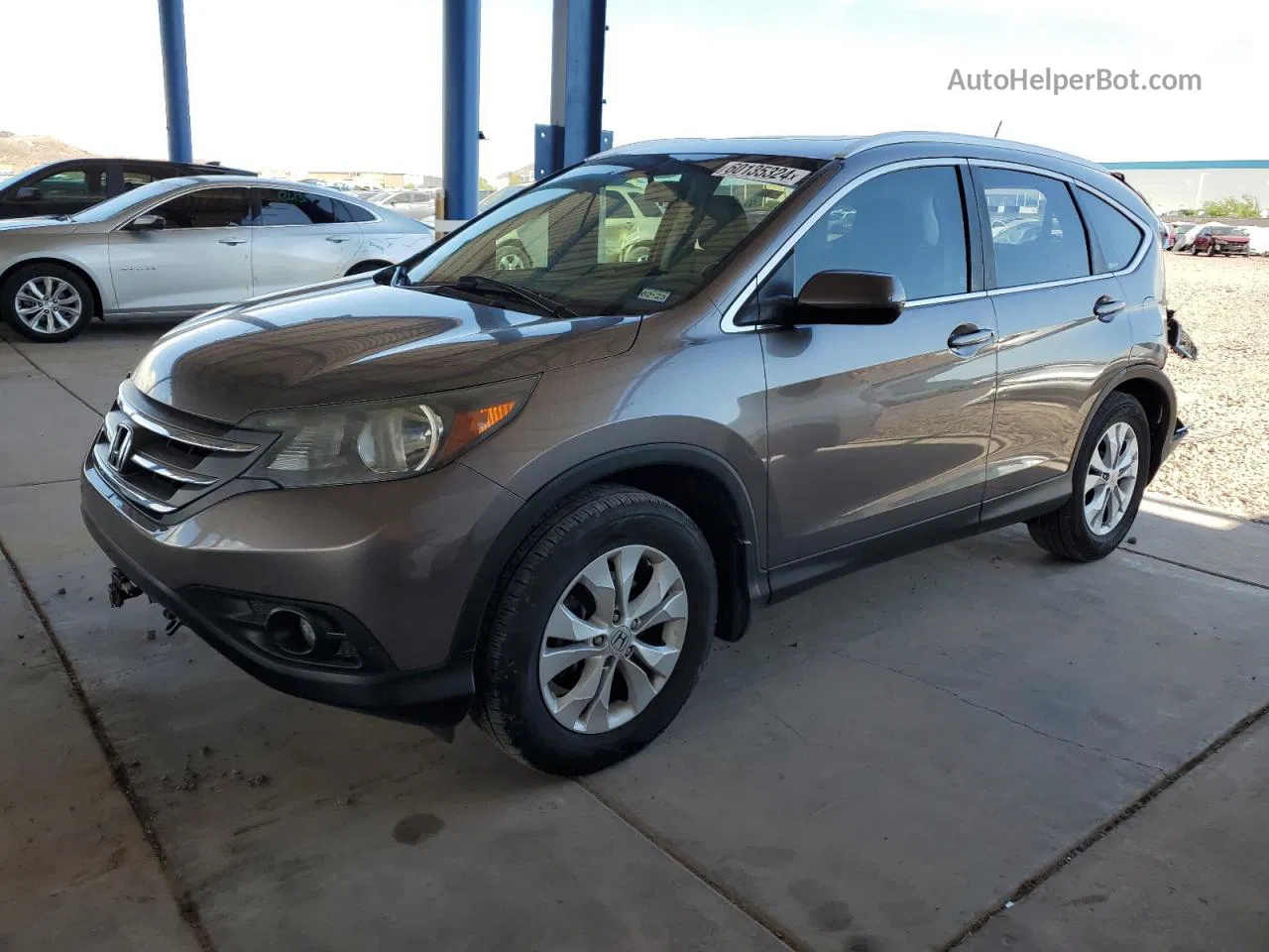 2012 Honda Cr-v Exl Коричневый vin: 5J6RM3H74CL016889