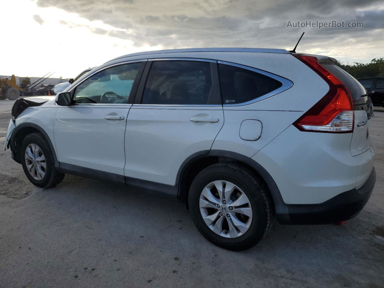 2012 Honda Cr-v Exl White vin: 5J6RM3H74CL036561