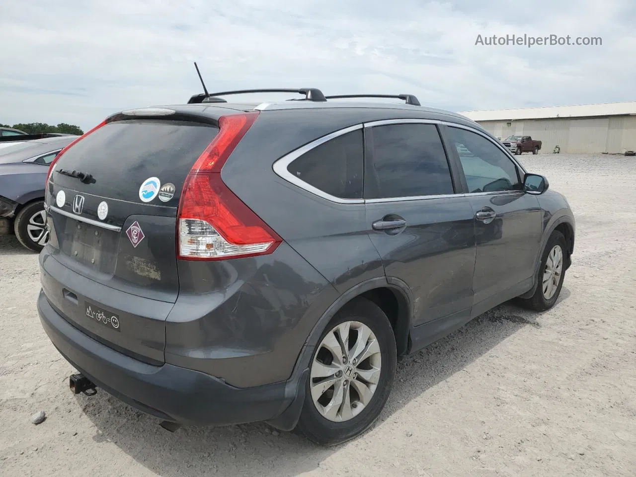 2013 Honda Cr-v Exl Gray vin: 5J6RM3H74DL006915