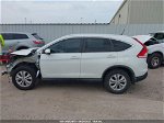 2013 Honda Cr-v Ex-l White vin: 5J6RM3H74DL019986