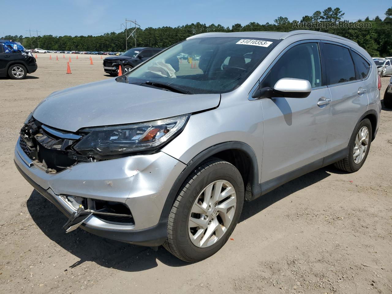 2016 Honda Cr-v Exl Silver vin: 5J6RM3H74GL024285