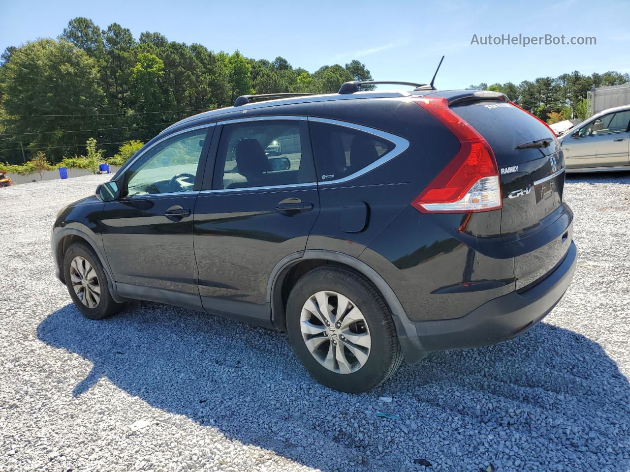 2012 Honda Cr-v Exl Black vin: 5J6RM3H75CL034740