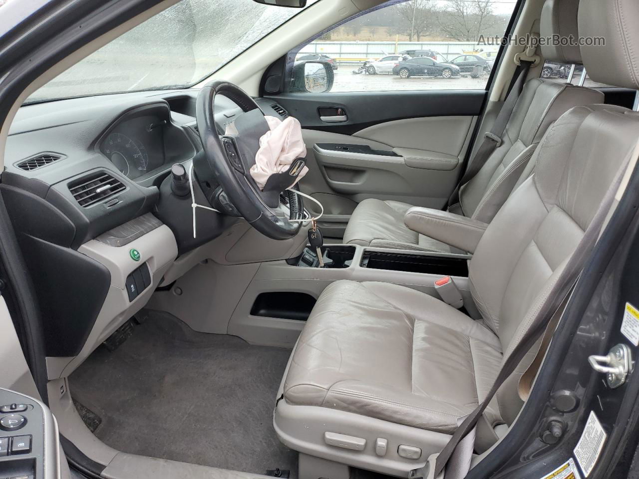 2012 Honda Cr-v Exl Серый vin: 5J6RM3H75CL040778