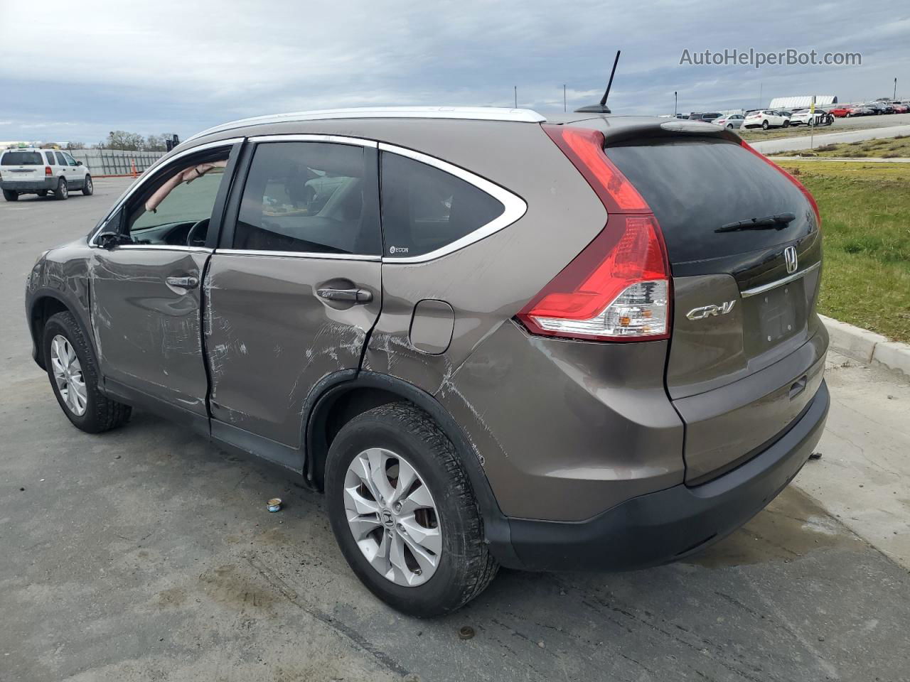 2012 Honda Cr-v Exl Коричневый vin: 5J6RM3H75CL044751