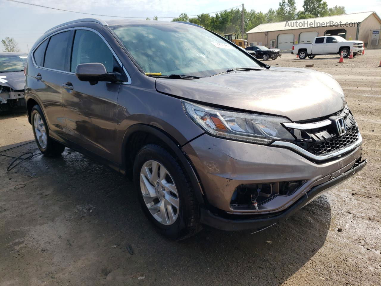 2016 Honda Cr-v Exl Gray vin: 5J6RM3H75GL018673