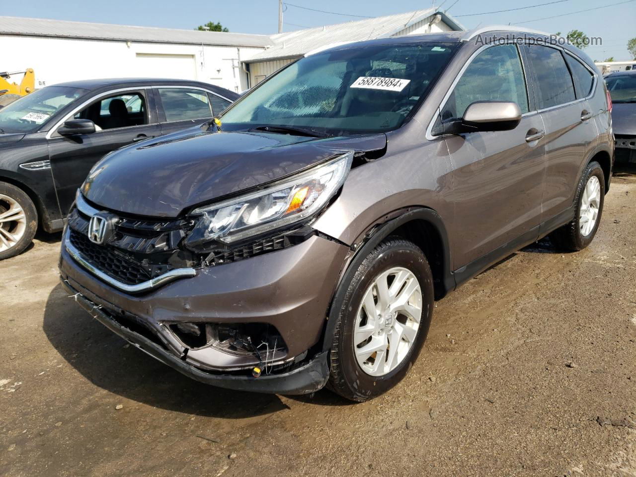 2016 Honda Cr-v Exl Gray vin: 5J6RM3H75GL018673