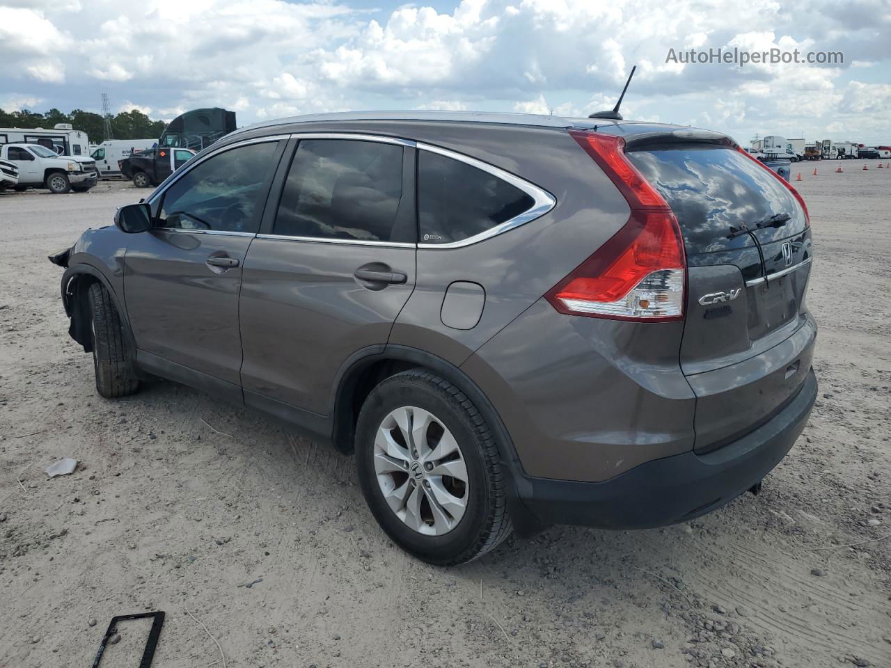 2012 Honda Cr-v Exl Brown vin: 5J6RM3H76CL000824