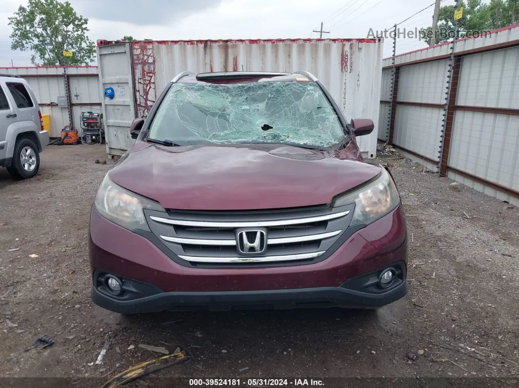 2012 Honda Cr-v Ex-l Purple vin: 5J6RM3H76CL011841