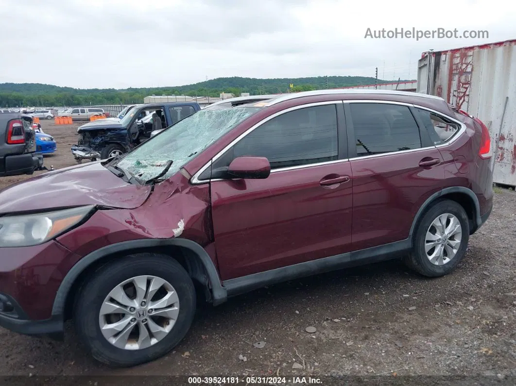 2012 Honda Cr-v Ex-l Purple vin: 5J6RM3H76CL011841