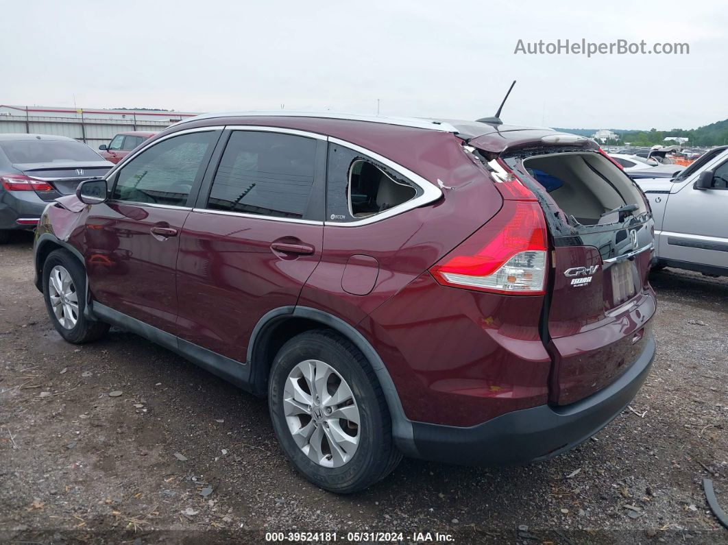 2012 Honda Cr-v Ex-l Purple vin: 5J6RM3H76CL011841